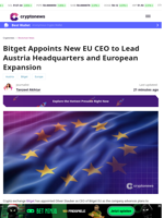 Crypto Exchange Bitget Appoints Oliver Stauber as EU CEO