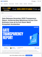 Gate November 2025 Report: Record Growth in Web3 Ecosystem