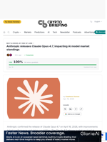 Anthropic releases Claude Opus 4.7, impacting AI model market standings