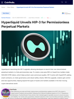 Hyperliquid Unveils HIP-3 for Permissionless Perpetual Markets