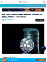 XRP Open Interest Just Hit A Fresh ATH Above $10 Billion, Will Price Follow Next?