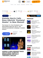 Kamala Harris Calls Ross Ulbricht ‘Fentanyl Dealer’ in New Memoir – News Bitcoin News