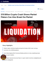 $19 Billion Crypto Crash Shows Market Makers Can Also Break the Market