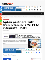 Aptos partners with Trump family’s WLFI to integrate USD1 - The Crypto News Wire