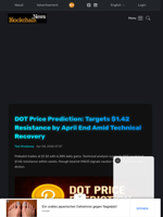 DOT Price Prediction: Targets $1.42 Resistance by April End Amid Technical Recovery - Blockchain.News