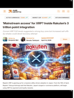 ‘Mainstream access’ for XRP? Inside Rakuten’s 3 trillion point integration - AMBCrypto