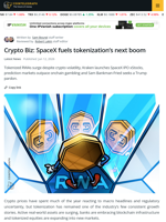 Tokenized RWAs Boom, Kraken SpaceX IPO & SBF Pardon Bid | Crypto Biz