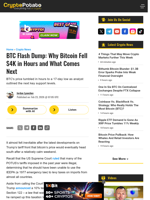 BTC Flash Dump: Why Bitcoin Fell $4K in Hours and What Comes Next