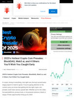 2025’s Hottest Crypto Coin Presales: BlockDAG, Web3 ai, and 4 Others You’ll Wish You Caught Early - NullTX