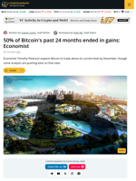Bitcoin Sees 50% of Past 24 Months Close Positive: Economist