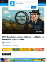 CFTC to Add Stablecoins as Collateral in Derivatives Markets: Move Benefits Best Wallet Token