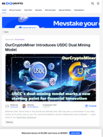 OurCryptoMiner Introduces USDC Dual Mining Model