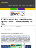 MEET48 Successfully Hosts 1st Web3 Annual Idol Popularity Audition & Ceremony, Generating 78M $IDOL