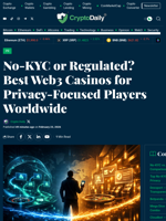No-KYC or Regulated? Best Web3 Casinos for Privacy-Focused Players Worldwide - Crypto Daily
