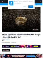 Bitcoin Approaches Golden Cross With ATH In Sight - How High Can BTC Go? | Bitcoinist.com