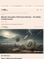Bitcoin: November 2025 turns historic - For all the wrong reasons - AMBCrypto