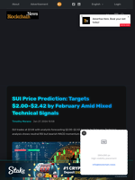 SUI Price Prediction: Targets $2.00-$2.42 by February Amid Mixed Technical Signals - Blockchain.News