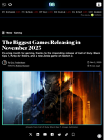 The Biggest Games Releasing in November 2025 - Decrypt