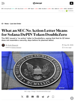 What an SEC No Action Letter Means for Solana DePIN Token DoubleZero - Decrypt