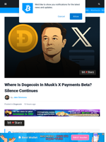 Where Is Dogecoin In Musk’s X Payments Beta? Silence Continues