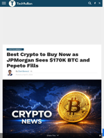 Best Crypto to Buy Now as JPMorgan Sees $170K BTC and Pepeto Fills - TechBullion