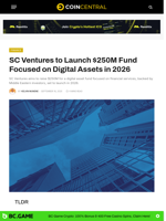 SC Ventures to Launch $250M Fund Focused on Digital Assets