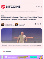 Token2049: Mailstrom CEO predicts Bitcoin will hit $1 million