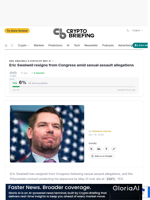 Eric Swalwell resigns from Congress amid sexual assault allegations