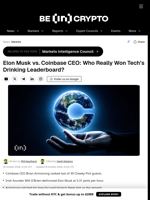 Elon Musk vs. Coinbase CEO: Who Really Won Tech’s Drinking Leaderboard?