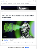NYT Finally Unmasks the Real Satoshi Nakamoto Behind Bitcoin