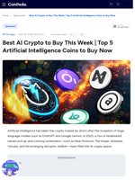Best AI Crypto to Buy This Week | Jetbolt and Top 5 Artificial Intelligence Coins to Buy Now