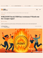 Will JASMY break THIS key resistance? Watch out for 2 major signs! - AMBCrypto