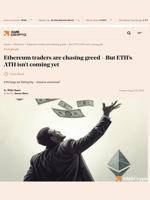 Ethereum traders are chasing greed - But ETH's ATH isn’t coming yet - AMBCrypto
