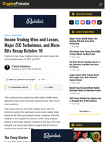 Insane Trading Wins and Losses, Major ZEC Turbulence, and More: Bits Recap October 16