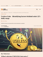 Useless Coin - Identifying factors behind coin's 22% daily surge - AMBCrypto