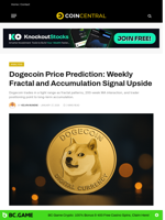 Dogecoin Price Prediction: Weekly Fractal and Accumulation Signal Upside