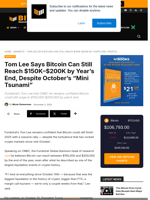 This Analyst Says Bitcoin Can Reach $200,000 By Year’s End