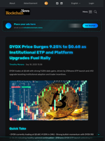 DYDX Price Surges 9.25% to $0.68 as Institutional ETP and Platform Upgrades Fuel Rally - Blockchain.News