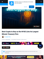 Best Crypto to Buy as Largest Bitcoin Treasury Firm Twenty One Capital Lists on NYSE