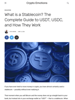 What is a Stablecoin? The Complete Guide to USDT, USDC, and How They Work