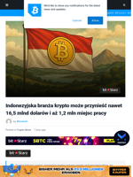 Indonezyjska branża krypto może przynieść nawet 16,5 mld USD
