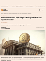 Stablecore teams up with Jack Henry: 1,600 banks eye stablecoins - AMBCrypto