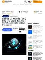 BGUSD vs RWUSD: Why Bitget’s Yield‑Bearing Certificate Sets a New Standard – Branded Spotlight Bitcoin News