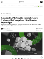 Kaia and LINE Next to Launch Asia's ‘Universally Compliant’ Stablecoin Super-App - Decrypt