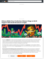 Ethena (ENA) Price Prediction: Ethena Clings to $0.55 Support With $0.80 Breakout in Sight - Brave New Coin