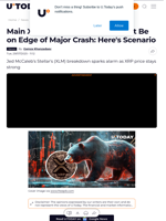 Main XRP Rival Stellar (XLM) Might Be on Edge of Major Crash: Here's Scenario