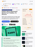 Kalshi's Most-Requested Market Isn't Politics, It's Divorce