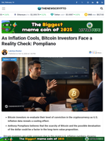 As Inflation Cools, Bitcoin Investors Face a Reality Check: Pompliano - TheNewsCrypto
