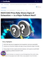 RAVE DAO Price Rally Shows Signs of Exhaustion — Is a Major Pullback Next?