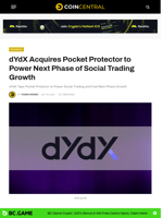 dYdX Acquires Pocket Protector to Power Next Phase of Social Trading Growth